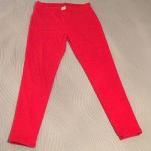 Faded Glory Red Jeggings